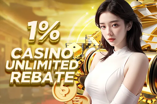 1% LIVE CASINO REBAT Tanpa Had