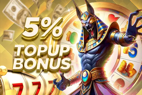 5% TOPUP SINGAPURA